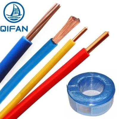 China Building Wire Cable H07V-U 1.5mm2 CE Certificate PVC Insulation Copper Wire Earth Wire Building Wire with CE Certificate for sale