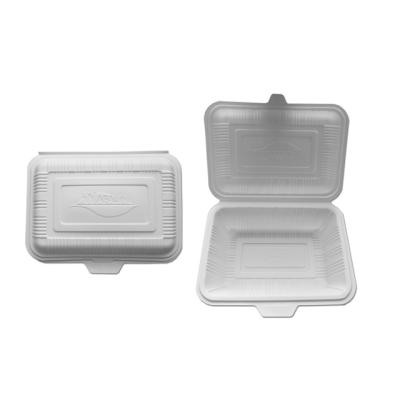 China 18 Oz Disposable Biodegradable Food Container Cornstarch And Pp Tableware for sale