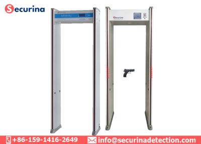 China Small LCD Display Walk Through Metal Detectors 8 Zones With Self - Diagnostic Program for sale
