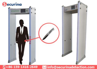 China Passenger Scanner Outdoor Door Frame Metal Detector 45 Zones For Security Check for sale