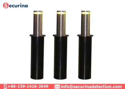 China 6mm Thickness Size Hydraulic Rising Security Bollards 220V Industrial Grade Hydraulic Cylinderc for sale