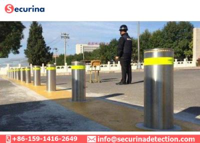 China Automatic Outdoor Security Bollards Hydraulic Pressure Technologies Remote Control for sale