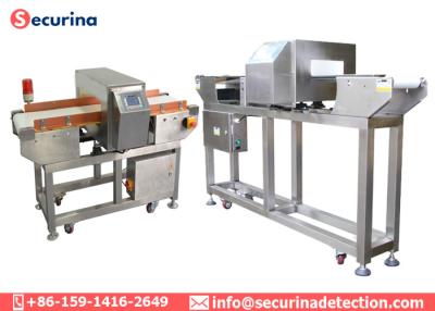 China Detection Speed Adjustable Industrial Metal Detector Conveyor For Dairy / Beverages for sale
