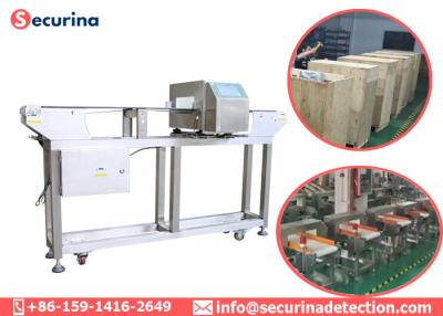 China Food Processing Metal Detectors , Conveyor Belt Metal Detector For Security Inspection for sale