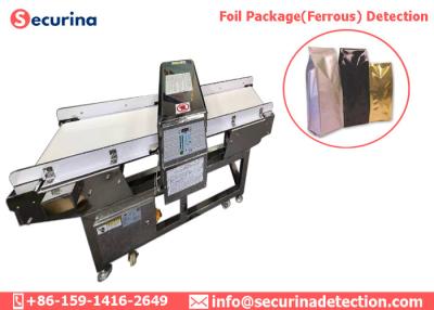 China Detector de metales industrial de la aguja del transportador de la ropa para el embalaje del papel de aluminio en venta
