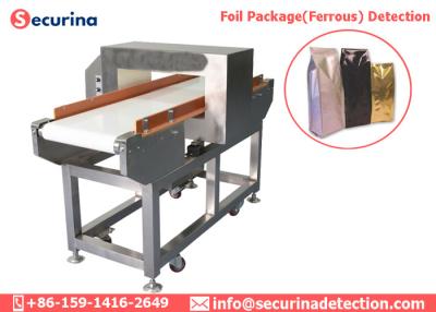 China Tipo horizontal de la correa de la película de aluminio del detector de metales de la panadería de la calidad comercial en venta