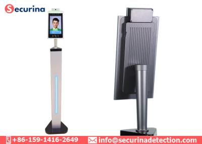 China Sistema de reconocimiento facial sin contacto alarmante automático del escáner de la temperatura del cuerpo con exactitud de la temperatura del ºC ±0.5 en venta
