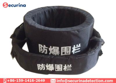China Black Ballistic Collar Bomb Blast Suppression Blankets For Threats Protection for sale