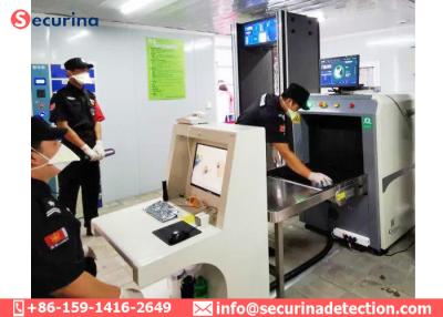 China 0.3KW 0.22m/S X Ray Baggage Scanner 220VAC para el hospital en venta