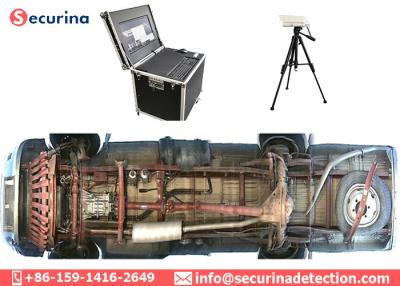 China AC220V Under Vehicle Inspection System 21 Inch Monitor FCC With ALPR Camera for sale