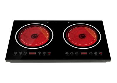 China Radiation Double Infrared Cooker Cooktop 220V-240V Overheat Protection for sale