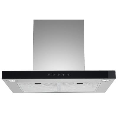 China Modern Glass Stainless Steel T Shaped Cooker Hood Wall Mount Range Hood for sale
