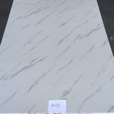China MSDS PVC Marble Sheet Matt Surface PVC Marble Wall Panels OEM for sale
