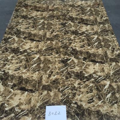 China Matt Plastic Marble Wall Panels Polyvinyl Chloride Eco Friendly for sale