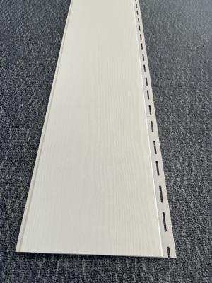China White Outdoor PVC Wall Cladding Sheet Embossed Surface Length 30m for sale