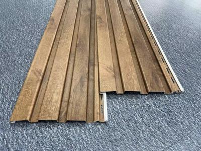 China Rectangle Soffit Cover Board Weatherproof Wooden UPVC Flat Board for sale