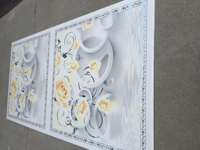 China Dikte 10 mm PVC badkamer plafond panelen op maat Decoratief Te koop