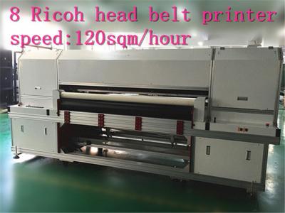 China Belt Pigment Ink Printers Digital Printing On Textiles Ricoh Head 1500 Kilos for sale