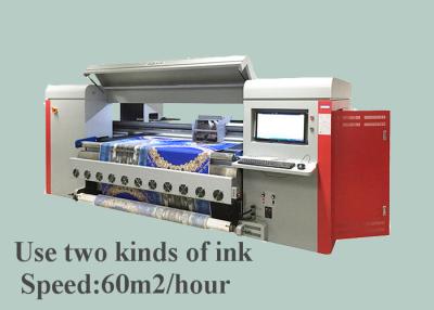 China 1800mm Digital Cotton Fabric Printing Machine 4 pico litter ink drop size for sale