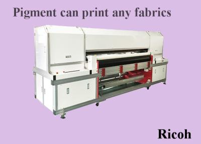China High Speed Pigment Inkjet Printers With Ricoh Head 1200 Dpi Water Based Ink for sale