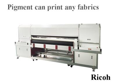 China 8 Ricoh Digital Textile Printer For Pigment Printing 1800mm Automatic Cleaning for sale