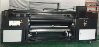 China Rioch Gen5 Flatbed High Speed Digital Textile Printing Machine With Belt 120m2 Per Hour for sale