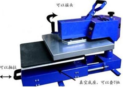 China Pull-out swing head heat press machine for sale