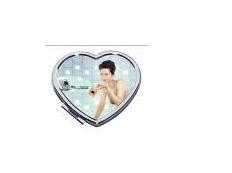China Sublimation Heart Shape Mirror for sale