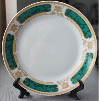 China Sublimation 8" Green Border plate for sale