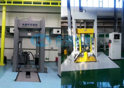 China Railway Bull Gear Press Mounting Machine Wheelset Gear Assembly Press à venda