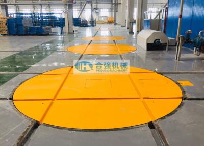 China 3000mm Railway Bogie Turntable Manual Operation 10 Ton for sale