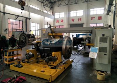 China 350 Ton Horizontal CNC Wheel Press Oil Injection Mounting for sale