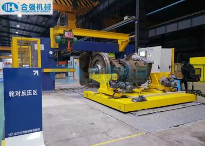 China 350 Tons Double Head Horizontal Wheelset Press CNC Controlled for sale