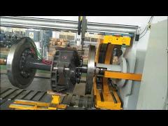 Hydraulic Locomotive Wheelset Press 350T Double Head Cylinders
