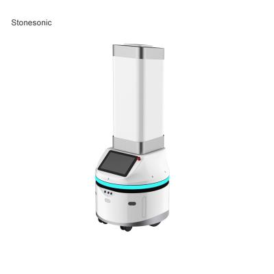 China 1300mm * 508mm Hospital Delivery Robot , Spraying Sanitizing Medical Instruments for sale