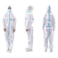 Chine Costume personnel blanc d'une seule pièce d'équipement de protection de PPE de niveau 4 à vendre