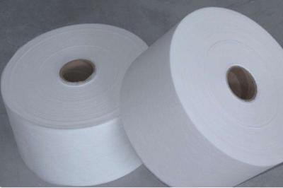 China 1mm - 10mm White PP Non Woven Fabric Roll Durable Environmental Friendly for sale
