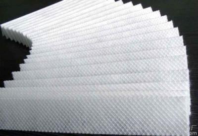 China Hot Stamping Non Woven Textile , White / Blue Non Woven Filter Fabric for sale