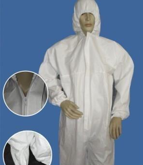 China Waterproof Disposable Protective Coveralls , Surgical Supplies Hospital Isolation Gowns for sale