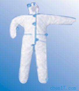China Traje ácido protector de Chem del Biohazard médico de la ropa protectora bio con la capilla en venta