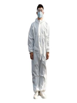Chine Blanc respirable de PPE de Bunny Type de combinaisons chimiques jetables de protection de la maladie à vendre