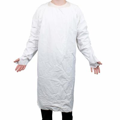 Chine Robe médicale non stérile de PPE d'isolement antipoussière de GM/M à vendre à vendre