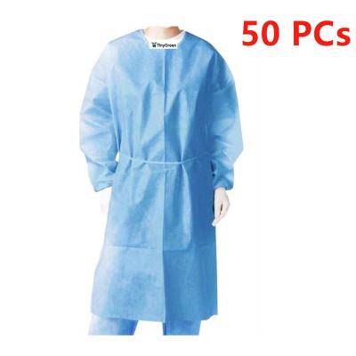 Chine Les robes médicales protectrices mettantes et ôtantes de sécurité jetable imperméabilisent à vendre