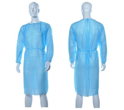 China Roupa médica por atacado do isolamento dos vestidos longos descartáveis do isolamento da luva à venda