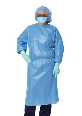 China 40 Gsm Biodegradable Adult Hospital Gowns , Best Disposable Isolation Gowns for sale