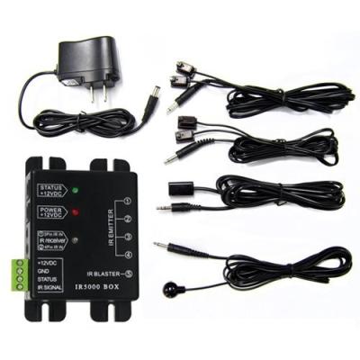 China Private Mold IR5000 Audio Video IR Repeater Transmitter And Receiver Kit for sale