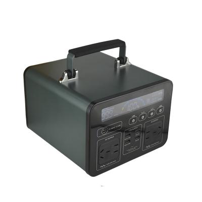 China Outdoor Camping 500W 1000W Portable Power Station For UPS Backup Built In Rechargeable Battery for sale