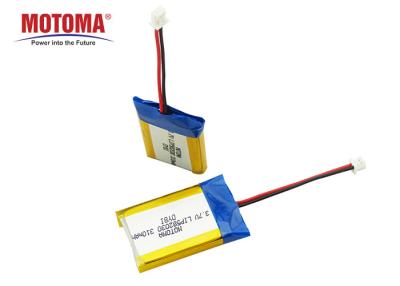China Rechargeable Medical Lithium Battery , MOTOMA 3.7 V 300mah Lipo Battery for sale