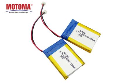 China 350mah Motoma Batteries , Li Polymer Battery 3.7 V For Headset for sale