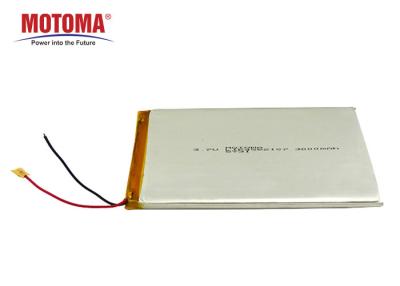 China MOTOMA Li Ion Polymer Battery 3.7 V 3000mah for Wearable Device for sale